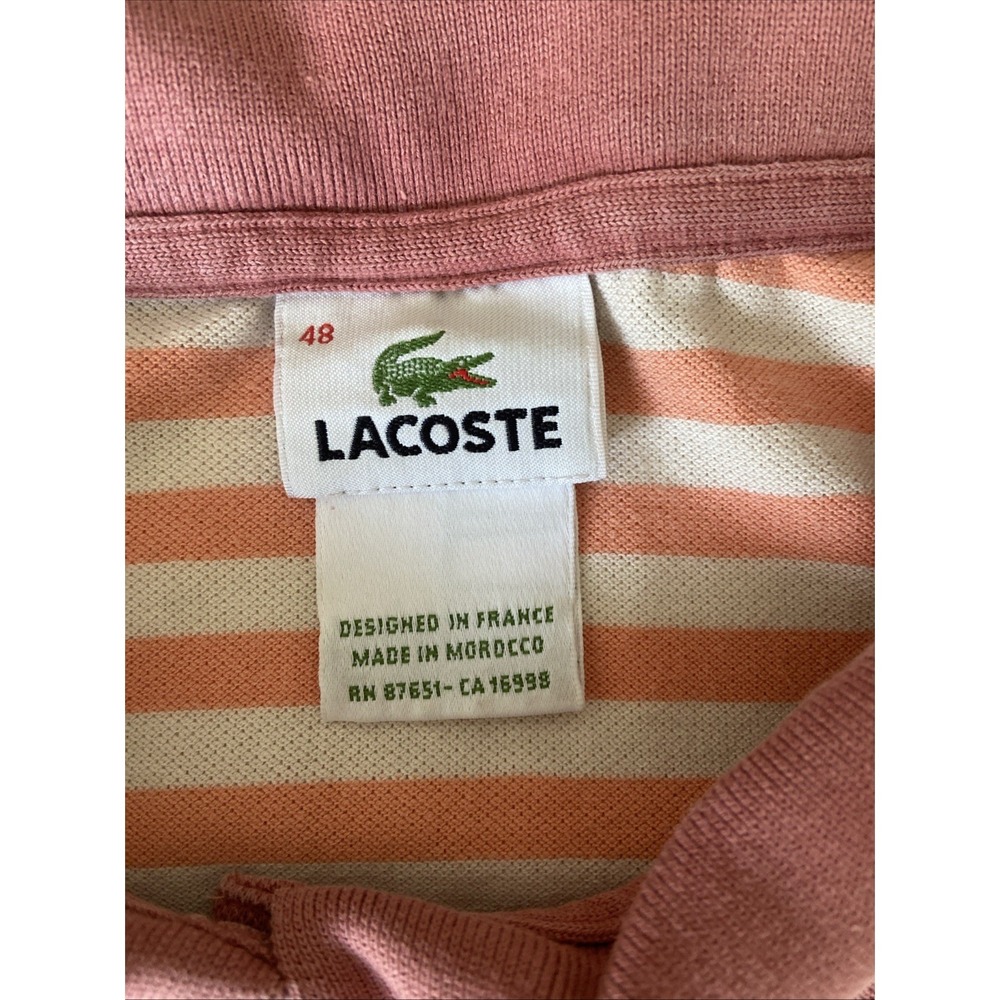Lacoste Woman Polo Striped Short Sleeve - Picture 6 of 6